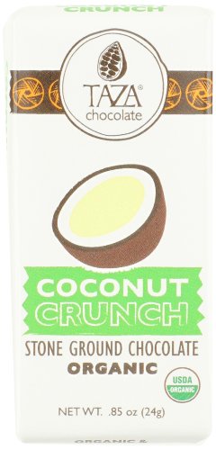 Taza Chocolate Crunch Tazito, Coconut, 0.85 Ounce (Pack of 20) logo