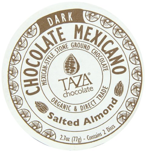 Taza Chocolate Mexicano Chocolate Disc, Salted Almond, 2.7 Ounce logo