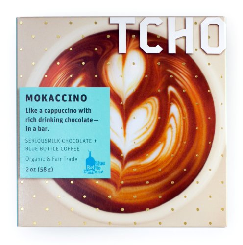 Tcho Chocolate Mokaccino Milk Chocolate With Coffee Bar 2 Oz. logo