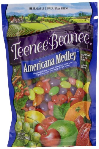 Teene Beanee Americana Medley Jelly Beans, 8.5 ounce Bags (Pack of 12) logo