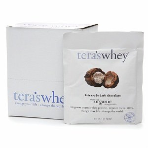 Teras Whey Organic Fair Trade Dark Chocolate, Box Of 12 1oz Pouches logo