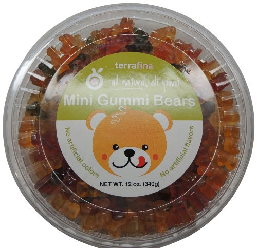 Terrafina All Natural Mini Gummy Bears, 12-ounces logo