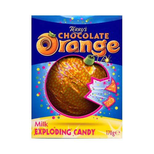 Terrys Chocolate Orange Popping Candy 170g logo