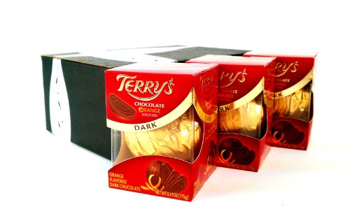 Terry’s Chocolate Oranges, Orange Flavored Dark Chocolate, 6.17 Oz Packages In A Gift Box (Pack of 3) logo