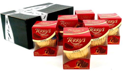 Terry’s Chocolate Oranges, Orange Flavored Dark Chocolate, 6.17 Oz Packages In A Gift Box (Pack of 6) logo