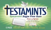 Testamints Sugar Free Spearmint Gum logo