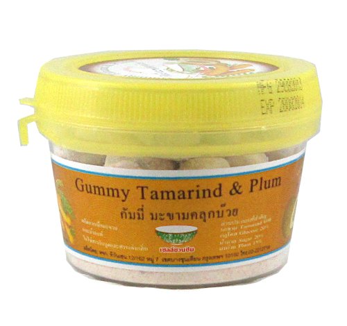 Thai Tamarind and Plum Gummy Candy 85 G (Pack of 2) logo