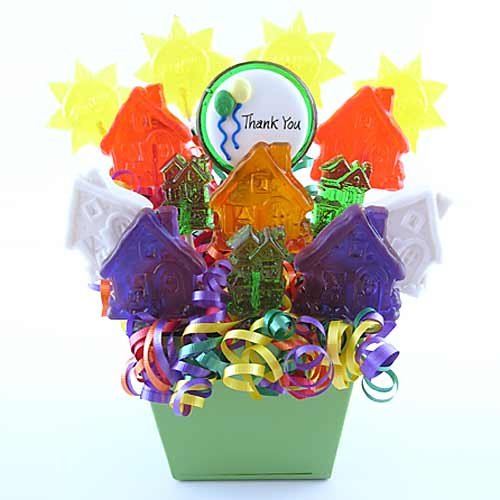 Thank You Sunshine Home Lollipop Bouquet logo