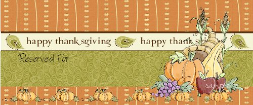 Thanksgiving Placesetting Candy Bar logo