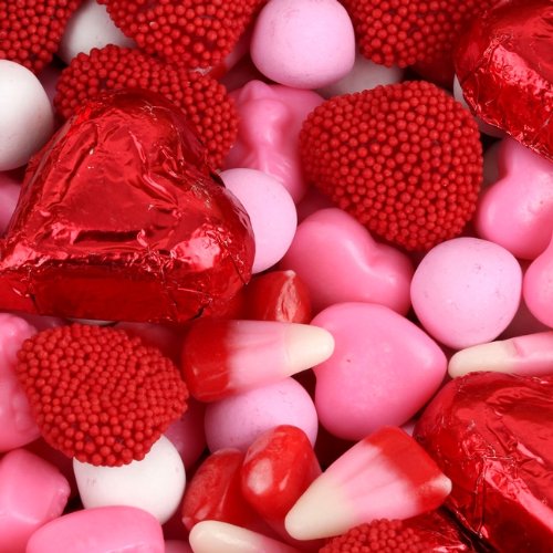 The Best Gourmet Deluxe Candy Mix, Milk Chocolate Hearts, Cupid Corn, Jelly Hearts 1 Pound Bag – Oh! Nuts logo