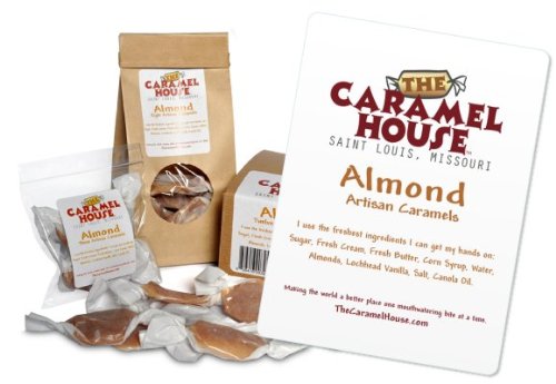 The Caramel House Almond Caramels logo