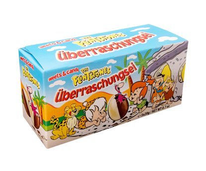 The Flintstones Duo Surprise Eggs, 3pcs Package From Sweets & Candy logo