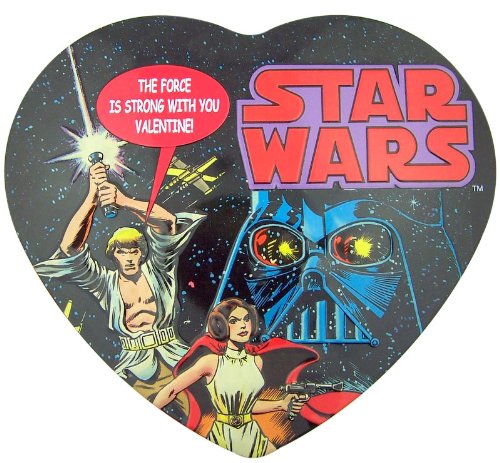 The Force Is Strong With You Valentine! Retro Style Star Wars Movie Reel Candy Tin logo