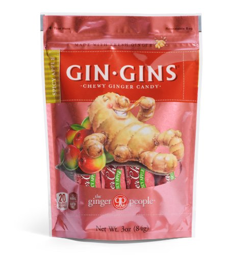 The Ginger People Ginger Chews, Spicy Apple, 3 ounce Bag logo