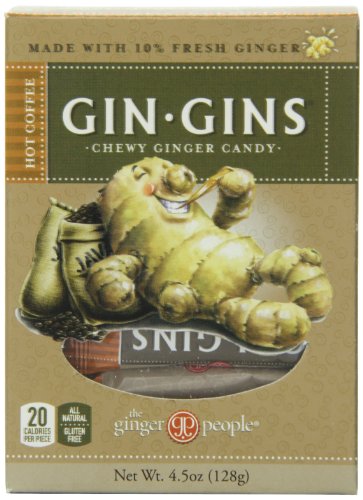 The Ginger People Hot Coffee Ginger Chews, 4.5 ounce Boxes (Pack of 12) logo