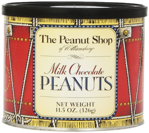 The Peanut Shop Of Williamsburg Chocolate Covered Peanuts, 11.5 Ounce logo