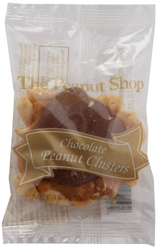 The Peanut Shop Of Williamsburg Milk Chocolate Covered Peanut Caramel Cluster, 18-count Packages logo