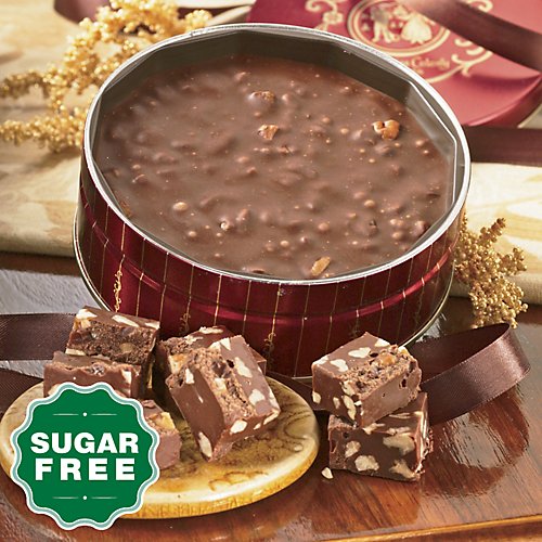 The Swiss Colony Sugar Free Chocolate Pecan Fudge logo