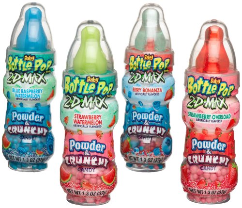 The Topps Company Baby Bottle Pop 2-d-max, 1.3 ounce Assorted Bottles (Pack of 20) logo