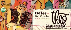 Theo Chocolate Fantasy Flavor Coffee logo