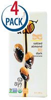 Theo Chocolate Organic Bar Chocolate Salted Almond — 3 Oz Each / Pack of 4 logo