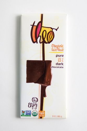 Theo Classics 85% Dark Chocolate, 3 ounce (Pack of 6) logo