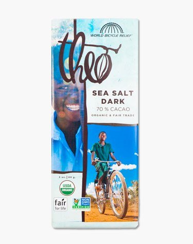 Theo Sea Salt Dark Chocolate logo