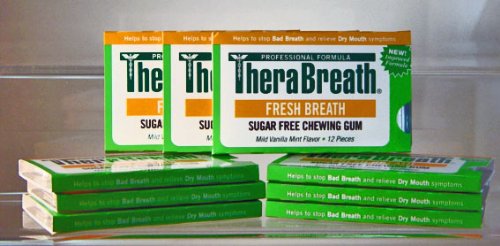 Therabreath Fresh Breath Sugar Free Gum 9 Pack logo