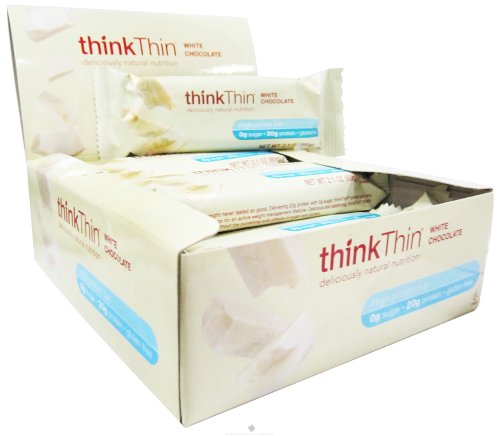 Think Products Thin Bar White Chocolate – 2.1 Oz (Pack of 10) logo