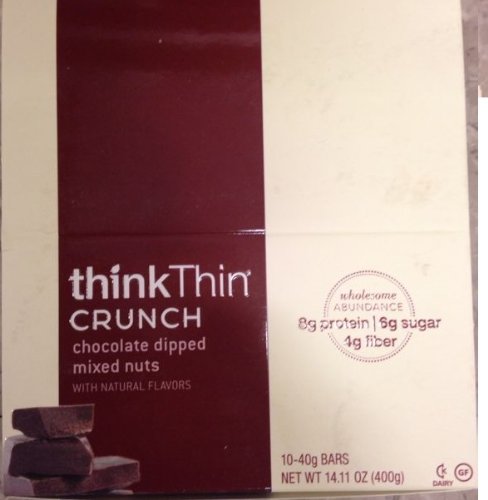 Think Thin Crunch Chocolate Dipped Mixed Nuts ( 1 Pack ) logo