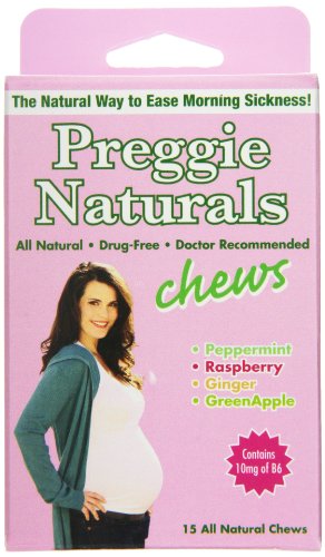 Three Lollies Preggie Naturals Chews, 15 Count (Pack of 12) logo