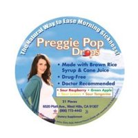 Three Lollies Preggie Pop Drops Container logo