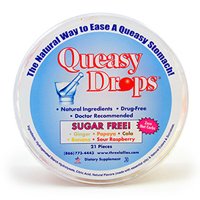 Three Lollies Queasy Drops Sugar Free logo