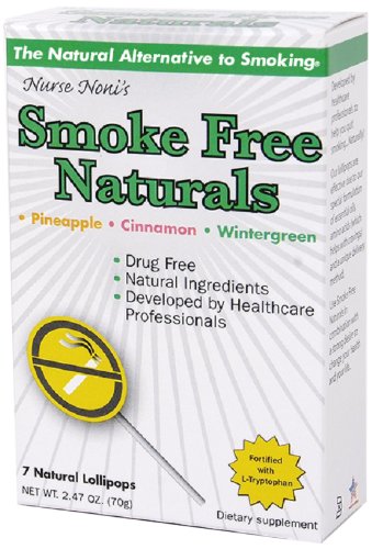 Three Lollies Smoke Free Naturals Lollipops, 7 Count (Pack of 12) logo