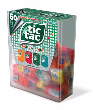 Tic Tac Box With 60 Mini Boxes (each 3.9 Grams), Artificially Flavoured Mints logo