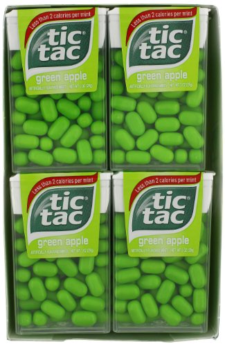 Tic Tac Green Apple, 1 Ounce Container (Pack of 12) logo