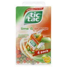 Tic Tac Lime & Orange 4 X 18g Pack logo