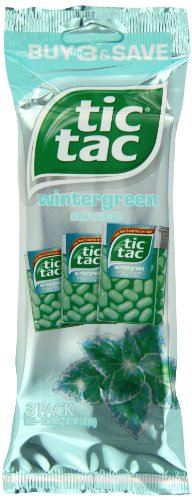 Tic Tac Wintergreen Multi-pack, 3 Count (Pack of 12) logo