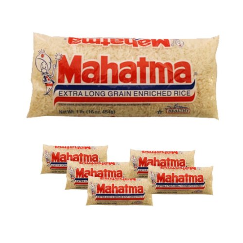 Tj6 Healthy Mahatma Extra Long Grain Enriched Rice Separate and Never Sticky – 6 Bags Of 1 Lb (16 Oz) logo