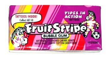 Tj8 Fruit Stripe -chewing Gum Jumbo Pack – 12 Seventeen – Pieces Packages (204 Pieces Of Gum Total) logo