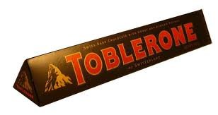 Toblerone Bar – Swiss Dark Chocolate With Honey & Almond Nougat Bar (Pack of 3 Bars Each 3.5 Oz) logo