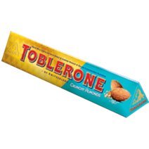 Toblerone Crunchy Almonds, Limited Edition, 4 Pieces With Each 400 Grams, Switzerland, Total 1.6 Kilograms logo