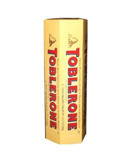 Toblerone Swiss Milk Chocolate With Honey and Almond Nougat – 2 Packs Of 6 Bars logo