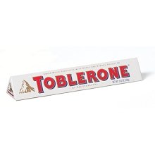 Toblerone: Swiss White Chocolate Bar: 12 Count logo