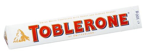 Toblerone White Chocolate ( 3.5 Oz ) logo