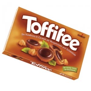 Toffifee Whole Hazelnut In Nougat Cream Filled Caramell ( 125 G / 15 Pcs ) logo