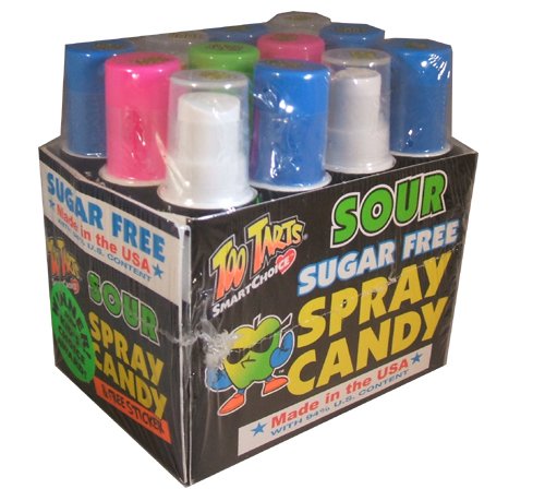 Too Tarts Sour Blast Spray Candy Sugar Free 12 Count logo