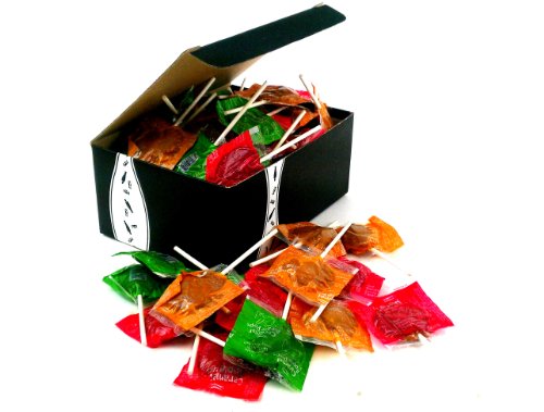 Tootsie Caramel Apple Pops Assorted Orchard Flavors, 1lb In A Gift Box logo