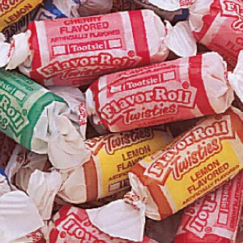 Tootsie Flavor Roll Twisties Candy 1lb Bag logo