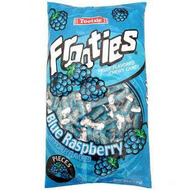 Tootsie Frooties – Blue Raspberry, 38.8 Oz Bag (360 Count) logo